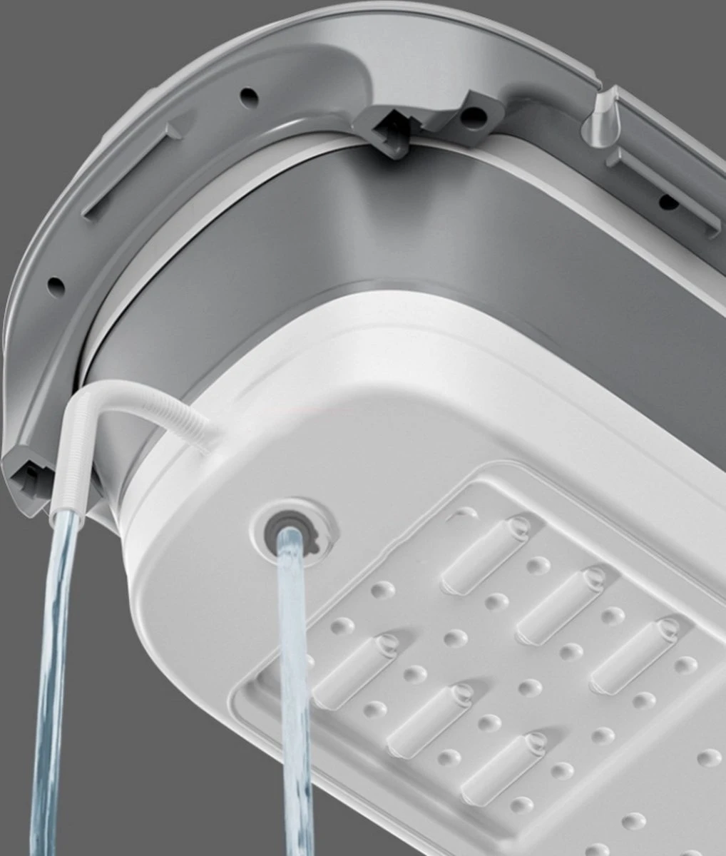 Livista® - Opvouwbaar Bad - Stoombad Grijs - Zitbad - Inklapbaar - Bath Bucket - 152 CM LANG - XL - Incl. Rugkussen, Stoommachine En Bad Accessoires - Afbeelding 5