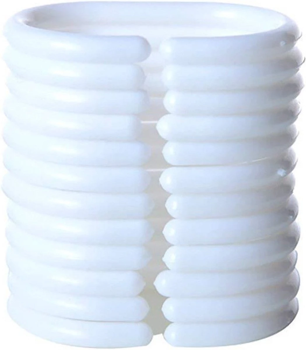 Livetti | Douchegordijn - Shower Curtain | 180x200 | Licht Grijs | One Stk | Polyester | Inclusief Ringen | 1800694 - Afbeelding 3