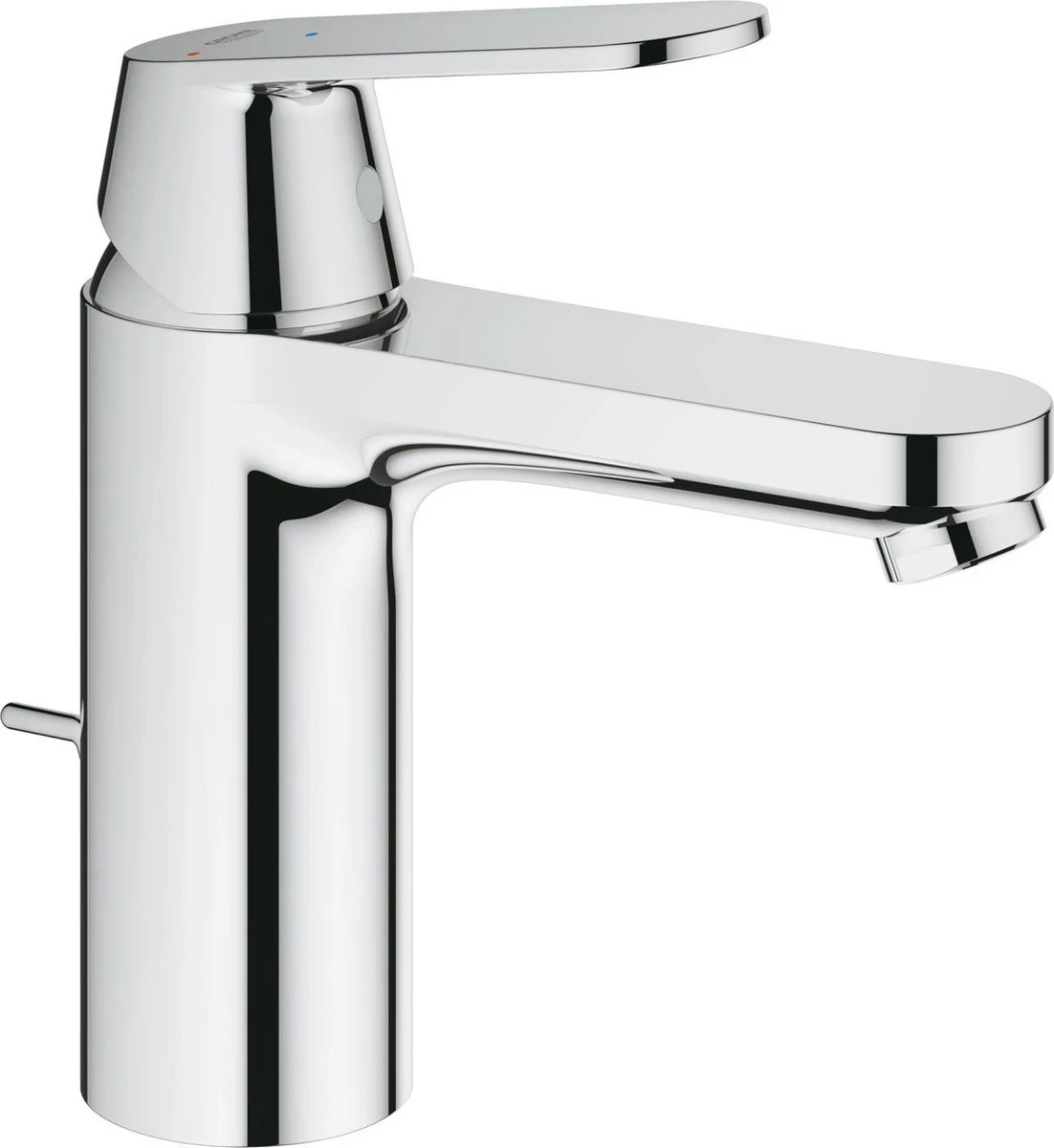 GROHE Eurosmart Cosmopolitan Wastafelkraan - Met EcoJoy - Trekwaste - Chroom - 2339600E