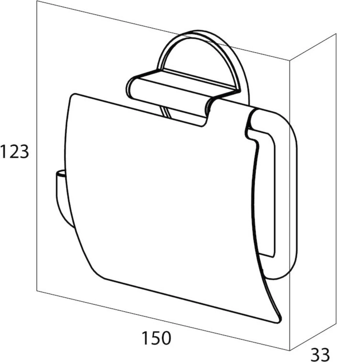 Tiger Tune Toiletaccessoires 3st. Incl. WC/Toilet Borstel, Rolhouder & Handdoekhaak - Messing/Zwart - Afbeelding 8
