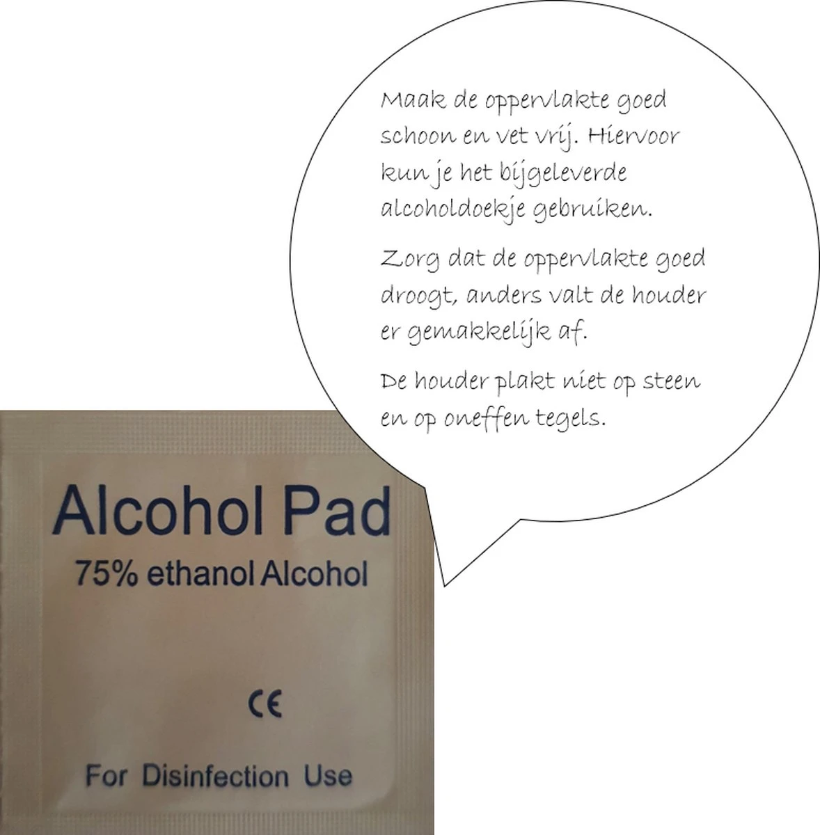 Crème Happy Goodz Shop 1 Stuk Kwalitatieve Elektrische Tandenborstelhouders WIT/Crème 1 Stuk Met Happy Goodz Installatiehandleiding - Geschikt Voor Oa Oral-B - Badkamer Accessoire - Zonder Boren- Met Alcoholdoekje - Afbeelding 5