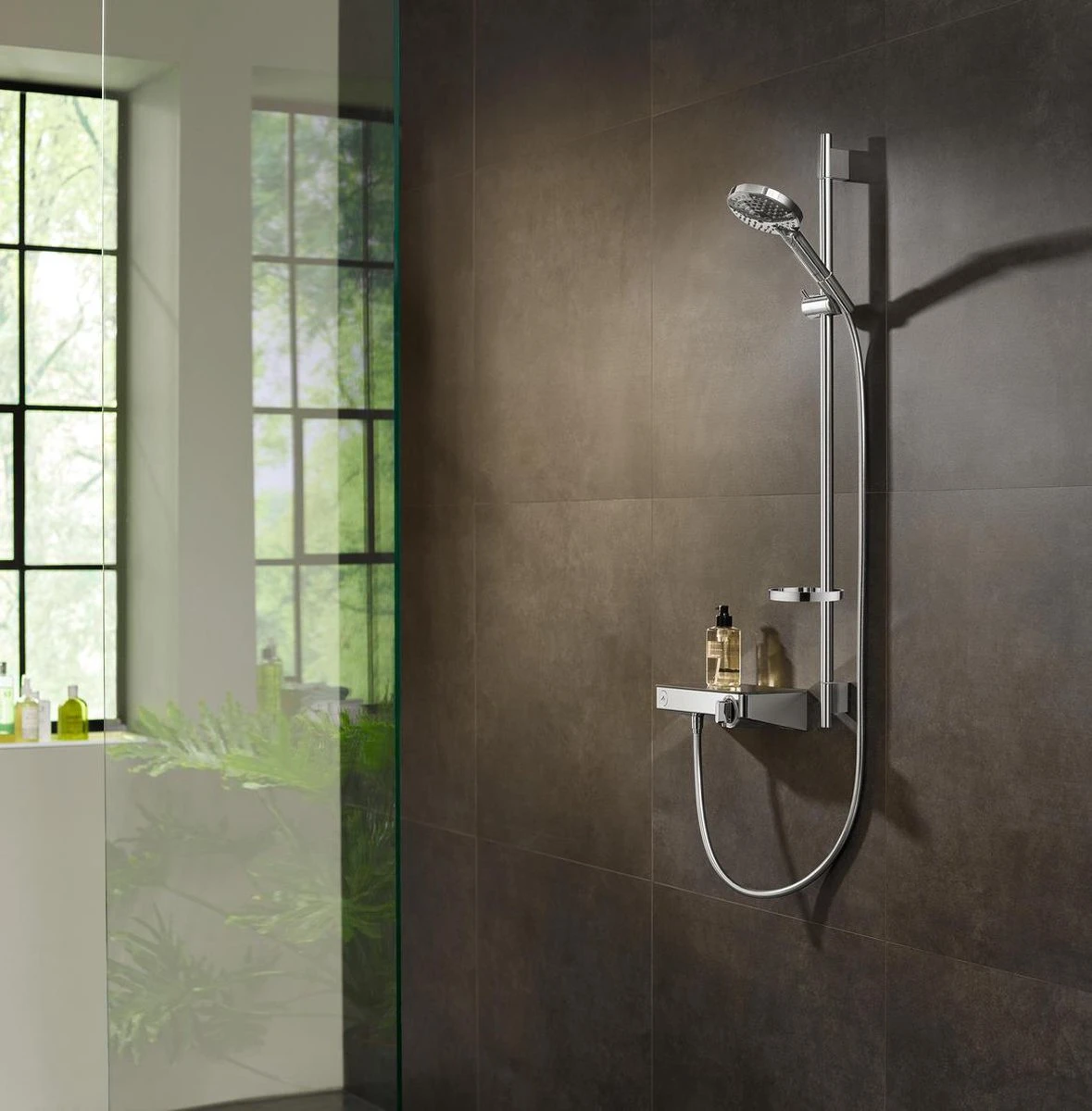 Hansgrohe Raindance Select S Doucheset 120 3jet PowderRain Met Unica'S Puro Glijstang 65 Cm Chroom - Afbeelding 17