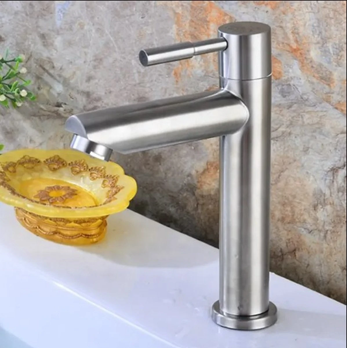 Stylumo Toiletkraan Chroom – Fonteinkraan RVS – Koudwaterkraan – WC Kraan – Alleen Koud Water - Afbeelding 4