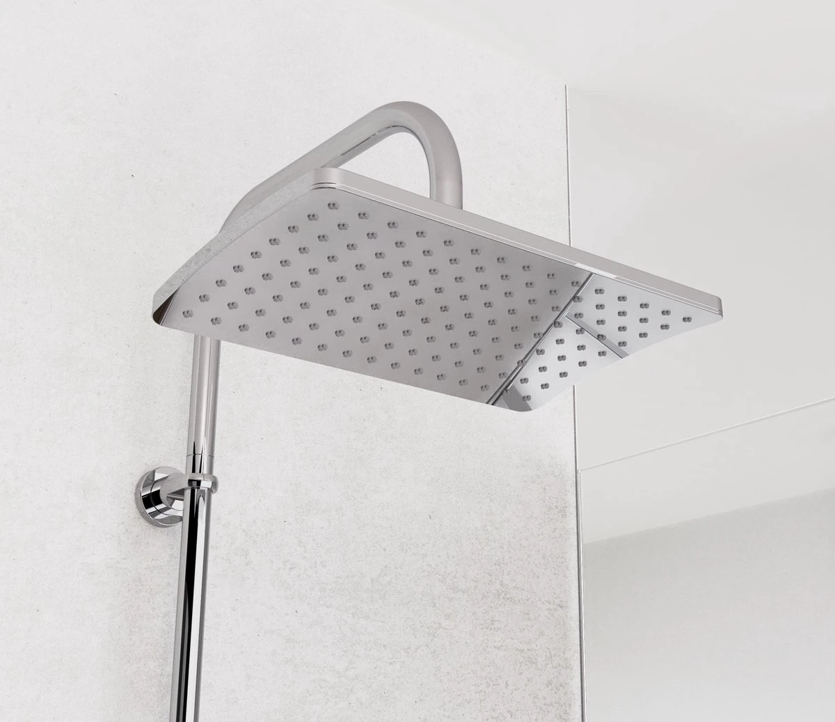 SCHÜTTE Mallorca Douchesysteem - Regendouche - 95 Cm Stang - Wandhouder In Hoogte Verstelbaar - Chroom - Afbeelding 7