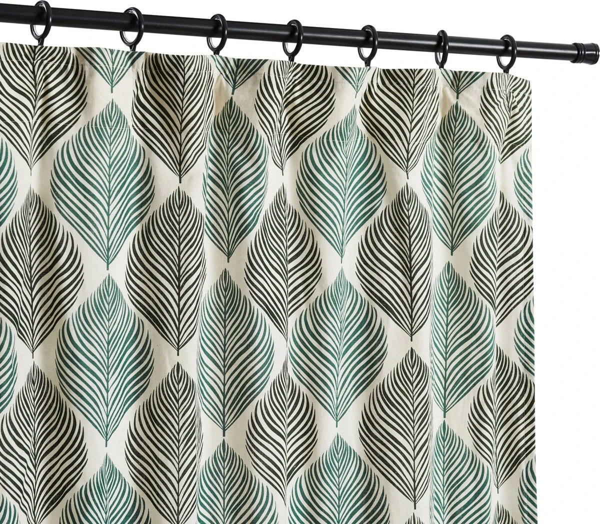 ACAZA Douche Gordijnstang, Uitschuifbare Stang Van 70 Tot 130 Cm, Zwart