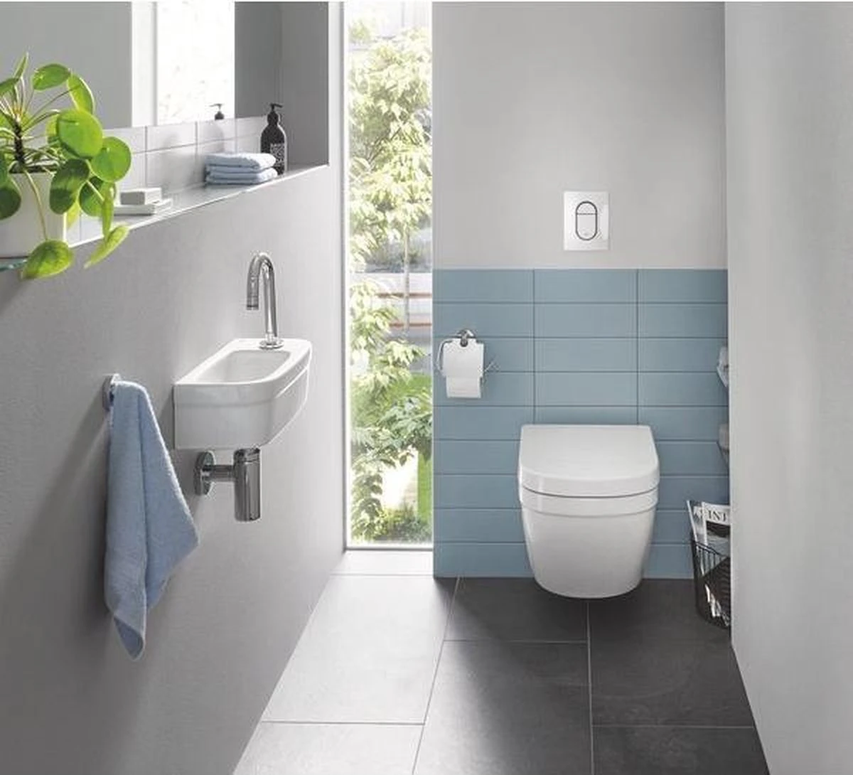 GROHE Universal Fonteinkraan - 1/2'' - C Uitloop - Zonder Waste - Chroom - 20201000 - Afbeelding 11