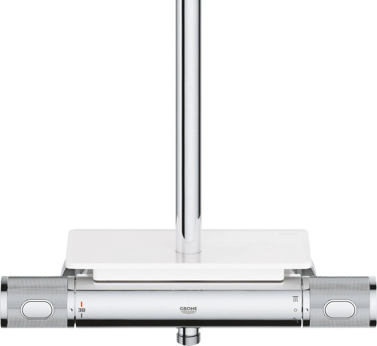 GROHE QuickFix Vitalio Joy 260 Regendouche - CoolTouch - Met Planchet - ø 26 Cm - Chroom - Afbeelding 6