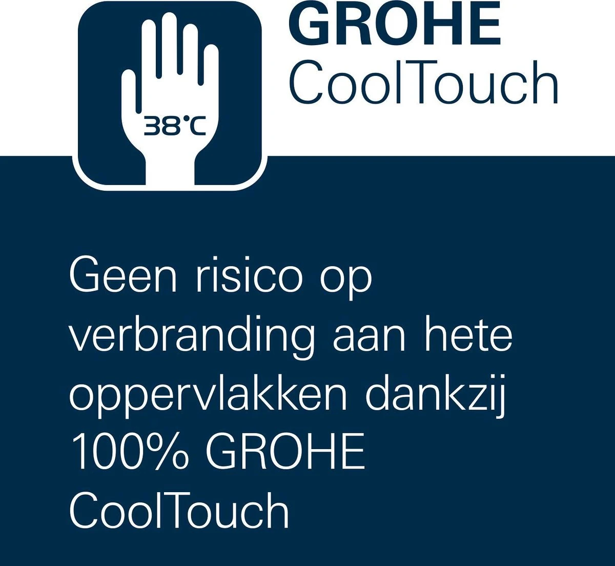 GROHE Grohtherm 1000 Performance Thermostatische Douchekraan - 12cm - Zonder Koppelingen - Chroom - 34778000 - Afbeelding 7