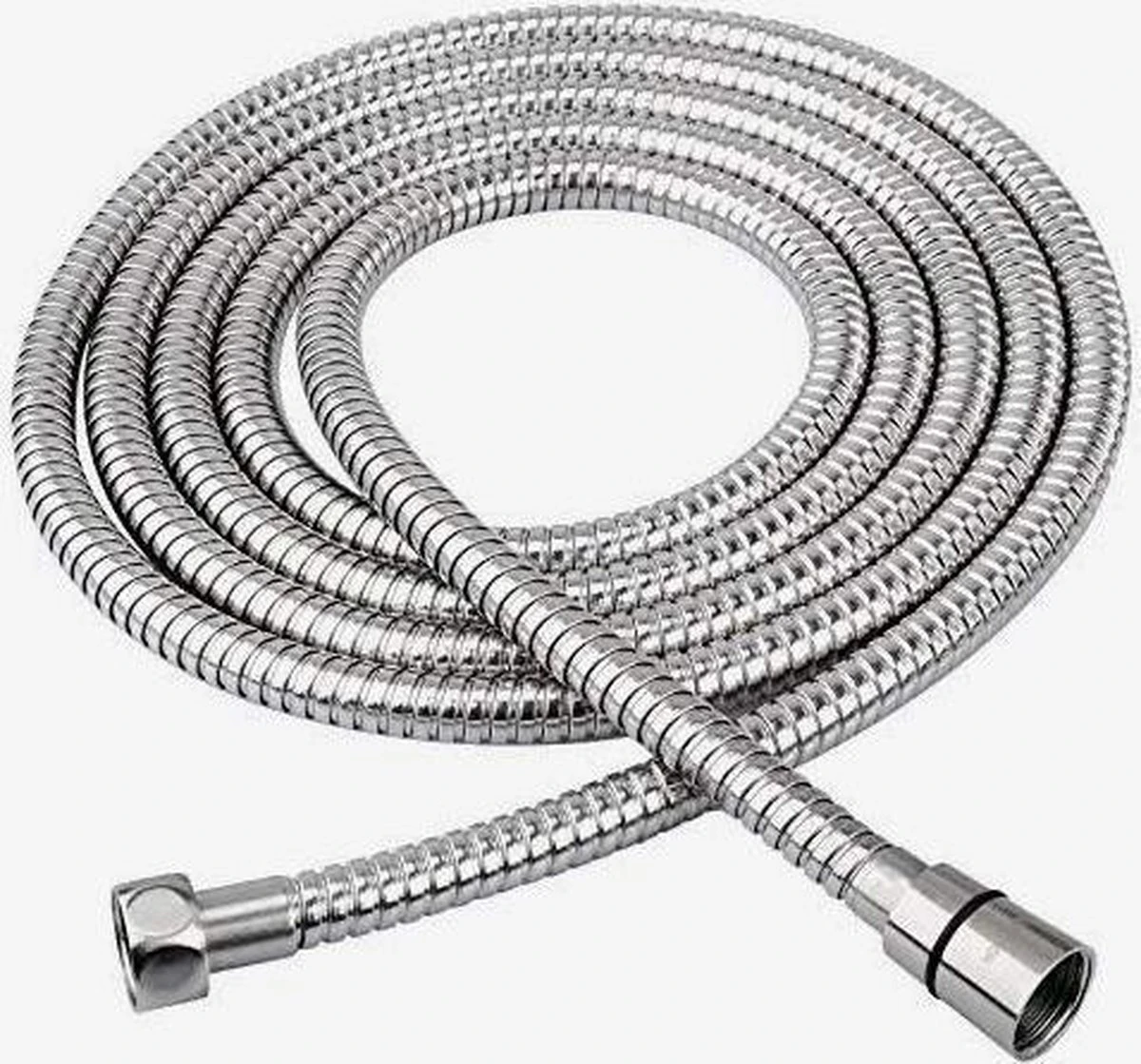 Merkloos Doucheset Met Brede Douchekop - Incl. Slang - 5 Sproeistanden - Afbeelding 2
