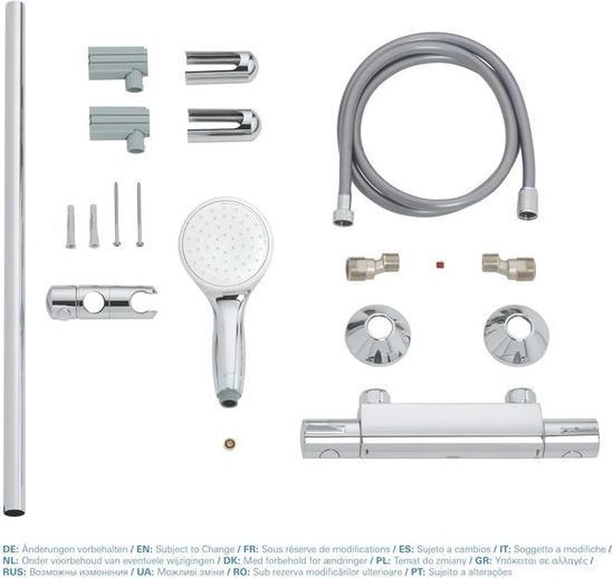 GROHE Grohtherm 800 Thermostatische Douchekraan - Met Doucheset - EcoJoy®- Chroom - 34565001 - Afbeelding 4