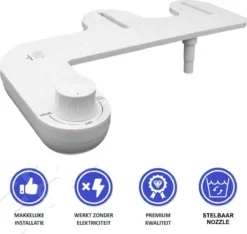 Bidet Handdouche Toilet Sproeier Shattaf Sprayer WC Papier Besparend - Enkel Spray Koud Water - Badkamer Accessoires - Freshole®