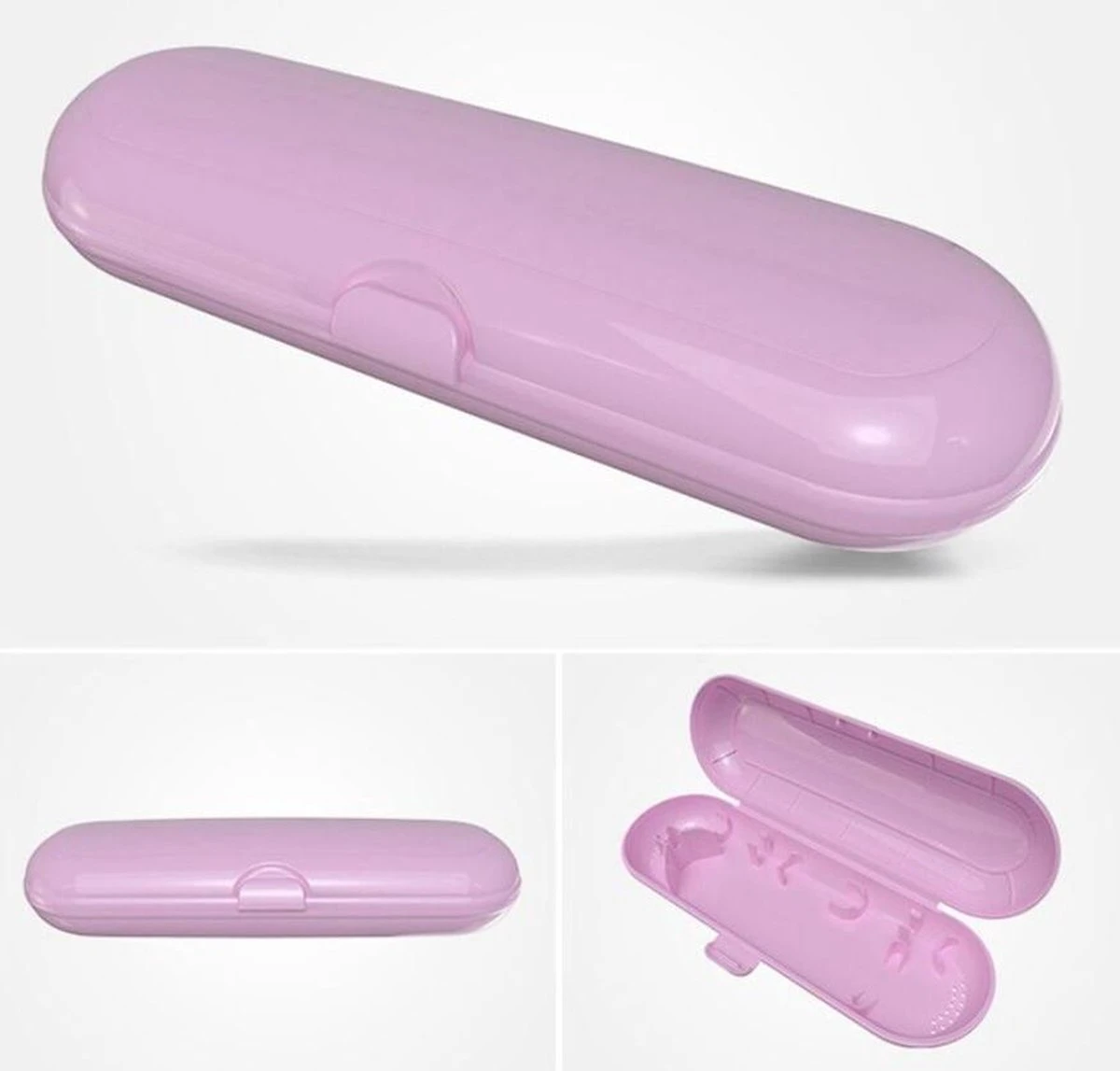Elektrische Tandenborstel Opbergdoos Universeel - Reis Etui - Bescherm Koker - Roze - 1 Stuks - Afbeelding 4