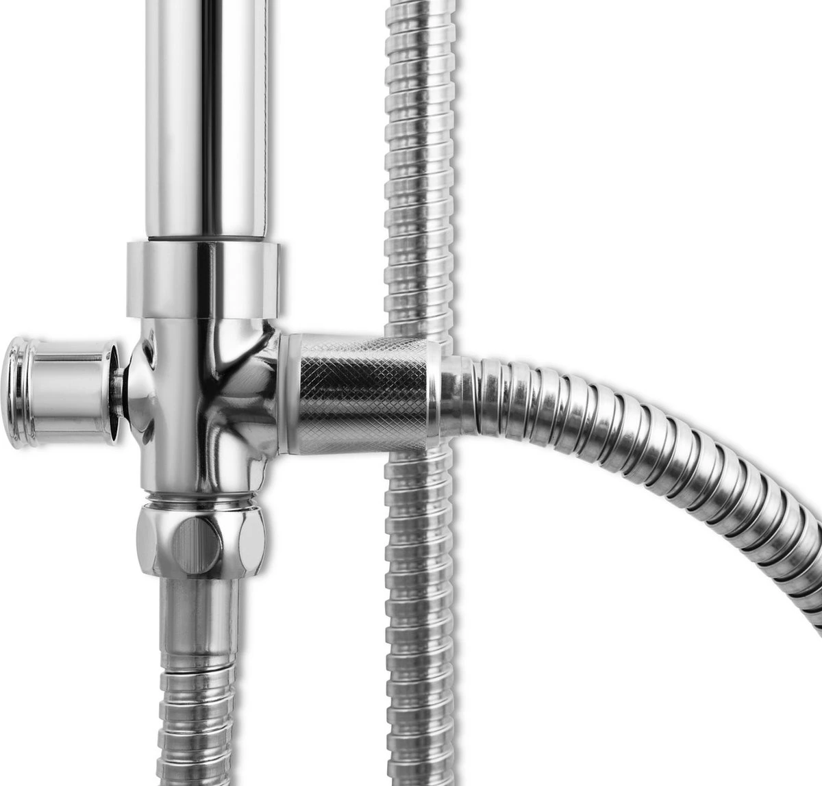 Lifa Bathing Zilveren Douchesysteem - Verstelbare Doucheset - RVS En ABS - Regendouche En Handdouche - Chroom - Incl. Bevestigingsmateriaal - Afbeelding 9