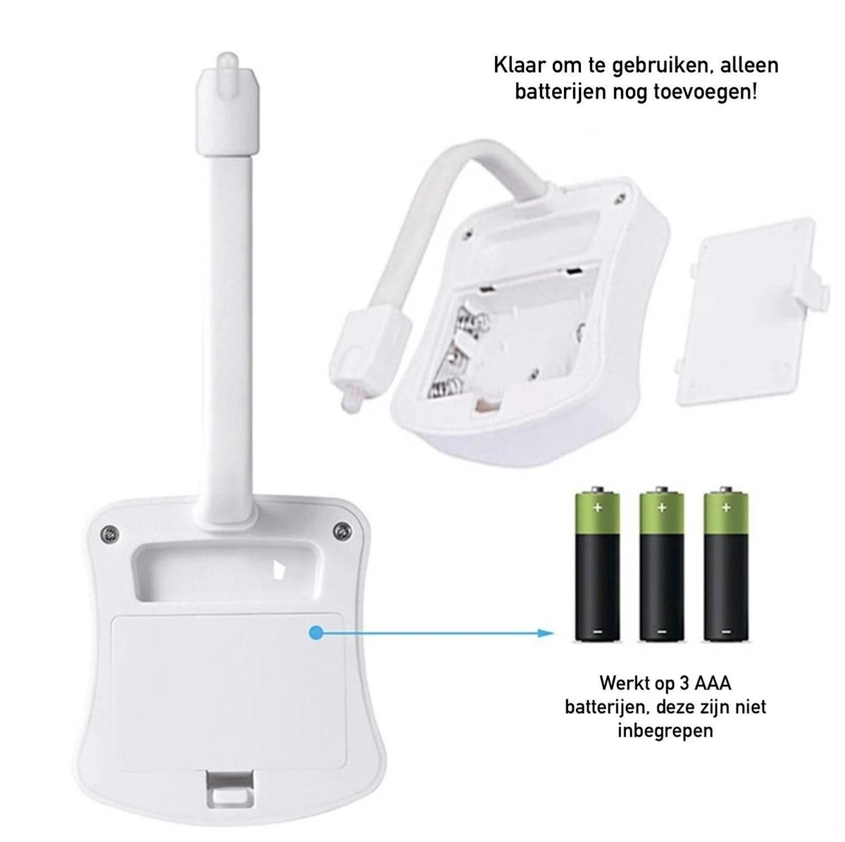 Toiletpotverlichting · Toiletpot · Verlichting · LED · WC · Toilet Lamp · Nachtlamp Verlichting Met Bewegingssensor · Multicolor · 8 Kleuren - Afbeelding 3