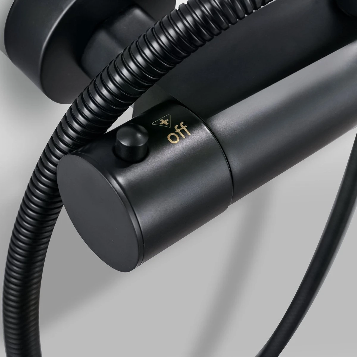 LOMAZOO Regendouche Zwart - Zwarte Doucheset Met Thermostaatkraan - Pandora - Afbeelding 5