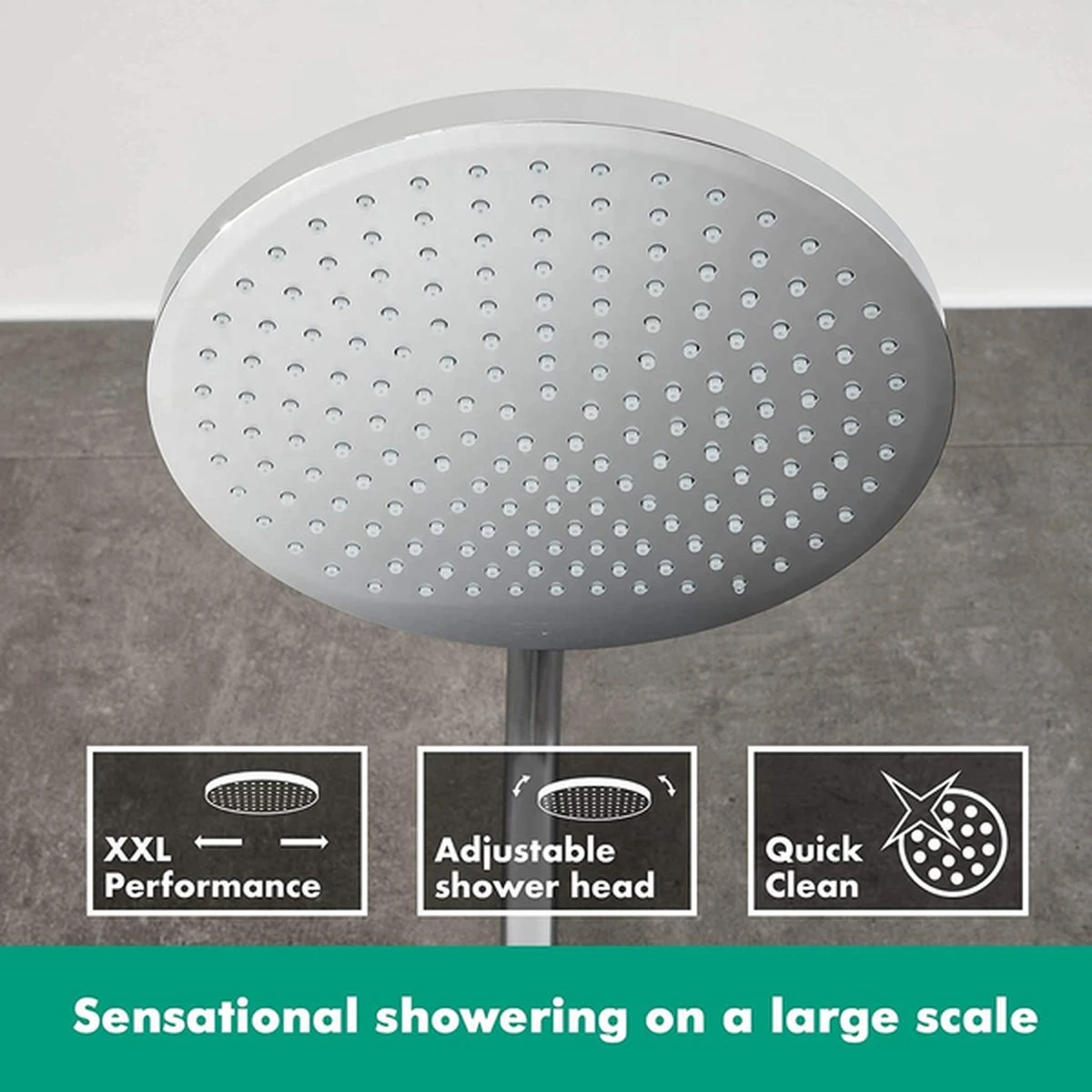 Hansgrohe Crometta S 240 Showerpipe - 1jet - Incl. Thermostaat - Chroom - Afbeelding 12