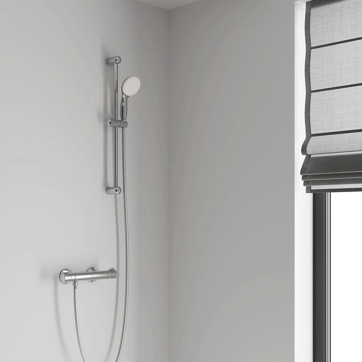 GROHE New Tempesta Doucheset - 60cm - ø 10 Cm - 1 Straalstand - Chroom - 27924001 - Afbeelding 7