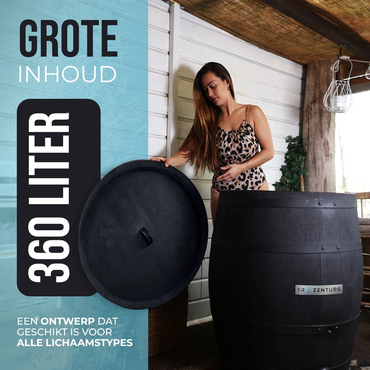 FrozenTubs IJsbad - Zitbad - Ice Bath Bucket - Bathtub - Dompelbad - Wim Hof Methode - Afbeelding 7