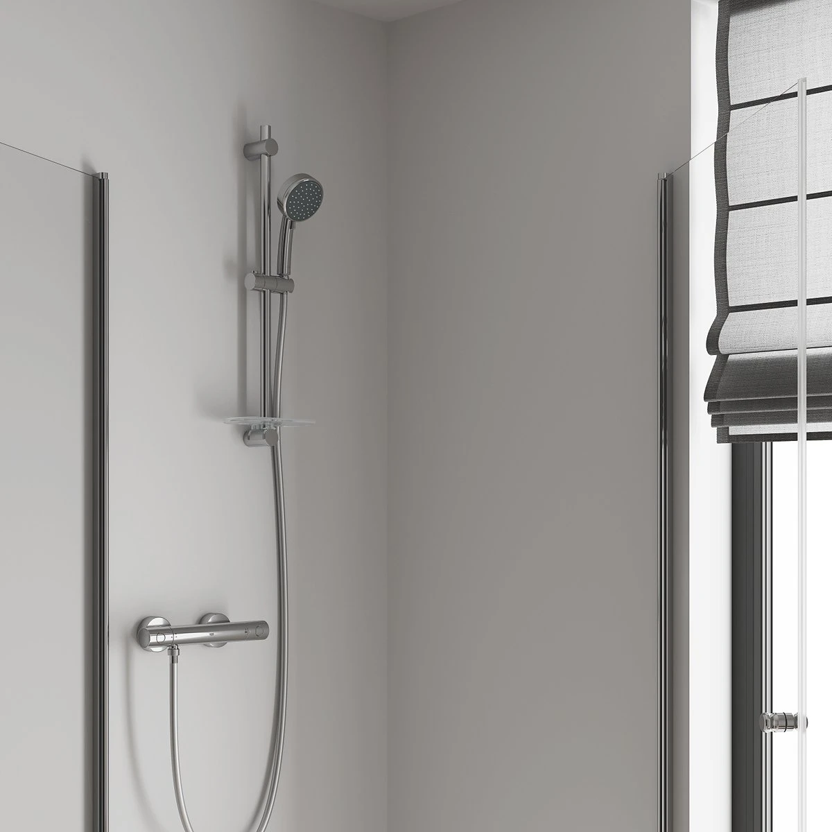 GROHE QuickFix Precision Get Thermostatische Douchekraan - EcoJoy - Met Koppelingen - Chroom - 34773000 - Afbeelding 10