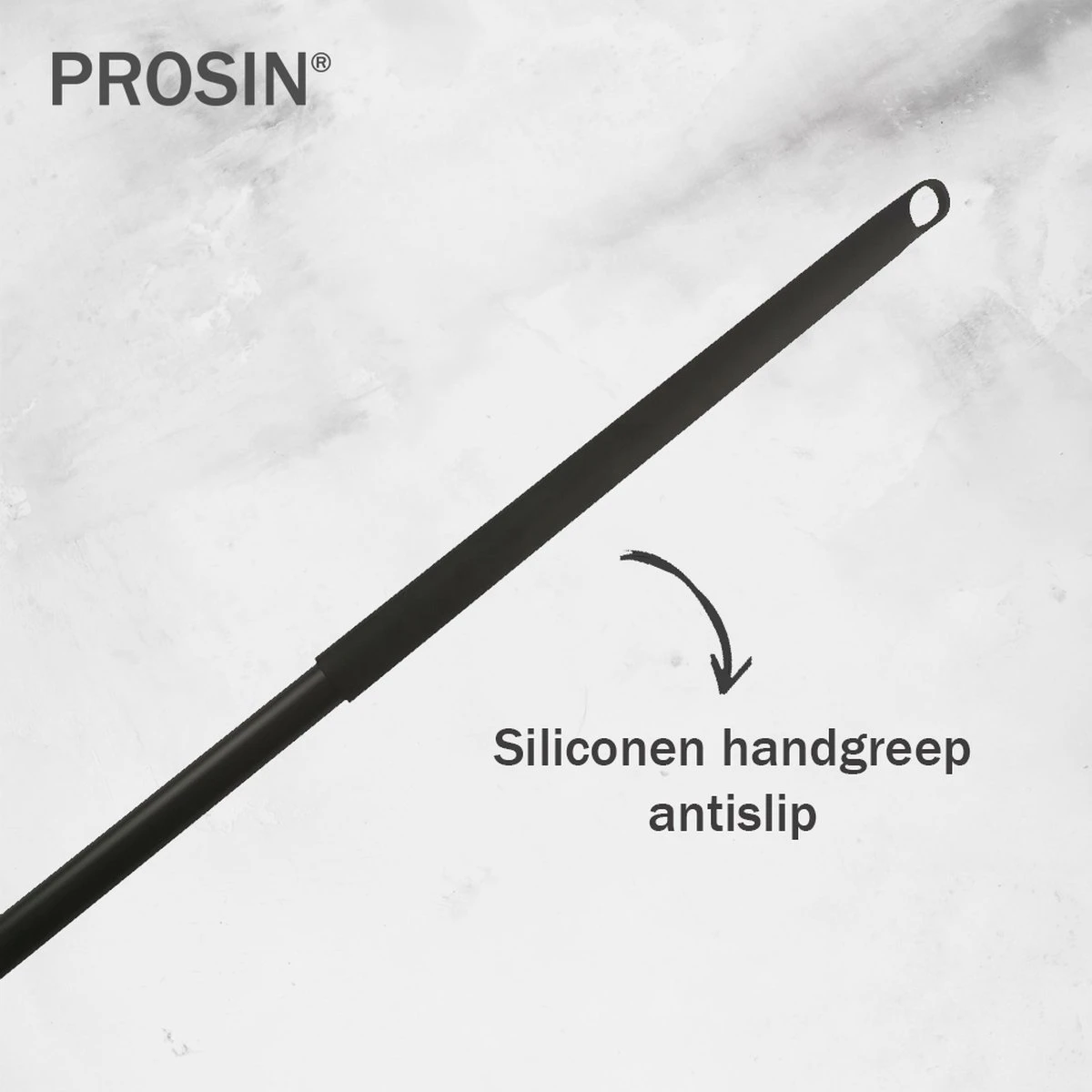 PROSIN - SET VAN VLOER + HANDWISSER - Raamwisser - Vloerwisser - Douchetrekker - Raamtrekker - Wisser - Mat Zwart - Wiper - Squeegee - Bathroom - Vloertrekker - Vloertrekker Met Steel - Floor Wiper - Aftrekker - RVS - Zwart - Design - Wisser - Afbeelding 2