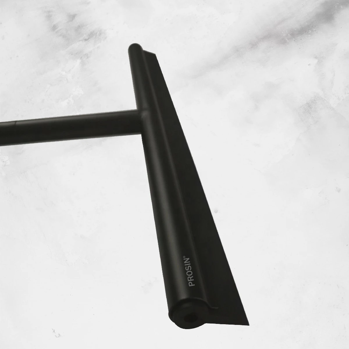 PROSIN - SET VAN VLOER + HANDWISSER - Raamwisser - Vloerwisser - Douchetrekker - Raamtrekker - Wisser - Mat Zwart - Wiper - Squeegee - Bathroom - Vloertrekker - Vloertrekker Met Steel - Floor Wiper - Aftrekker - RVS - Zwart - Design - Wisser - Afbeelding 3