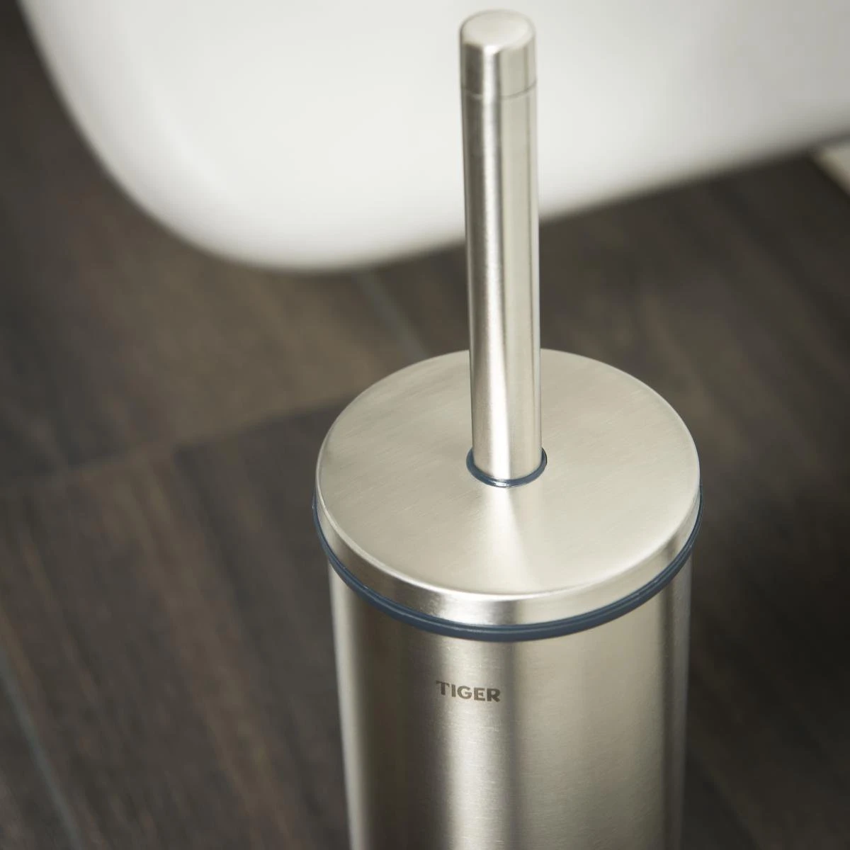 Tiger Boston - Toiletborstel Met Houder Vrijstaand - RVS Geborsteld - Afbeelding 4