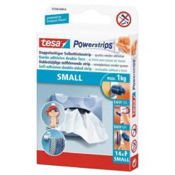 Tesa Powerstrips Dubbelzijdige Kleefstrips Small - 14 Stuks
