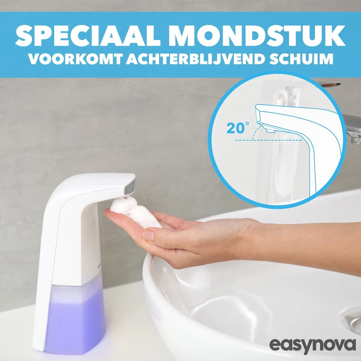 Automatische Foam Dispenser - Schuim - Zeep - Zeepdispenser - Hygiëne - Infrarood Sensor - Schuimzeep Dispenser - Zeeppompje - Elektrische Zeep Dispenser - Dettol Mousse - Afbeelding 3