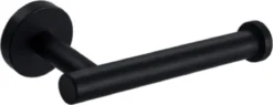 Merkloos Toiletrolhouder Zwart - Wc Rolhouder - Zwart - Toilet Rolhouder - Badkamer Accessoires - Toiletrolhouders