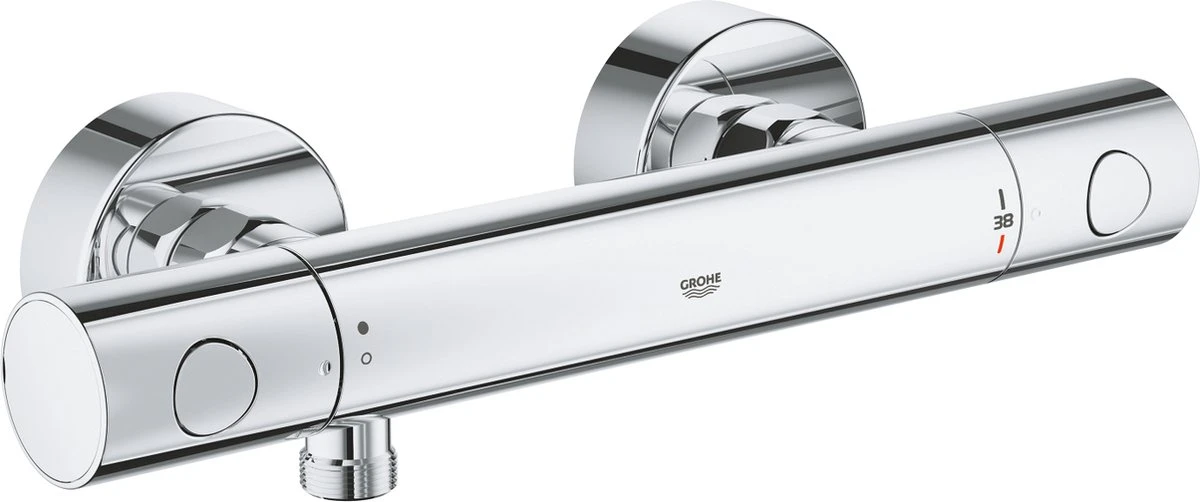 GROHE QuickFix Precision Get Thermostatische Douchekraan - EcoJoy - Met Koppelingen - Chroom - 34773000 - Afbeelding 2
