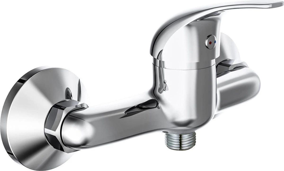 SCHÜTTE Athos Plus Douchekraan - Mengkraan - 150 Mm Hartafstand - Chroom