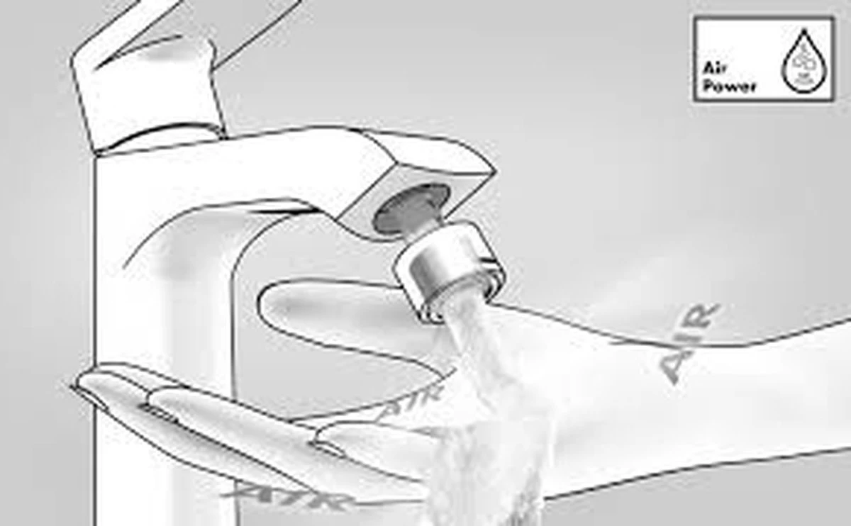 Hansgrohe Vernis Blend Wastafelmengkraan 1 - Hendel Chroom - Afbeelding 6