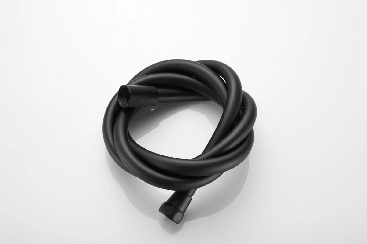 Wesseling & Bos Doucheset - Regendouche Mat Zwart - Zwarte Doucheset Met Thermostaatkraan - Afbeelding 8