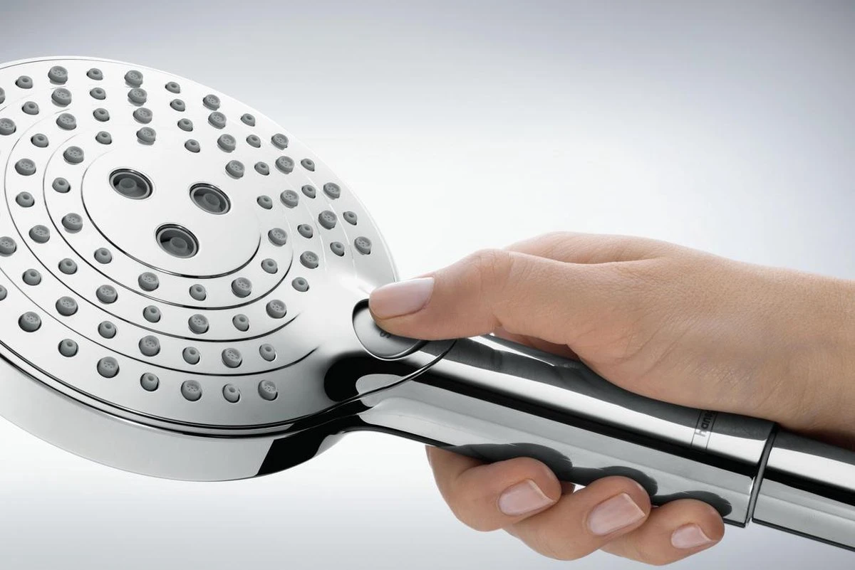 Hansgrohe Raindance Select S Doucheset 120 3jet PowderRain Met Unica'S Puro Glijstang 65 Cm Chroom - Afbeelding 6