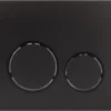 Bedieningsplaat StarBlueDisc Doppio 35 TBV Geberit UP100 UP320 UP300 UP700 UP720 Mat Zwart