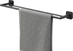 Tiger Carv Handdoekrek Dubbel 65,2 Cm Zwart