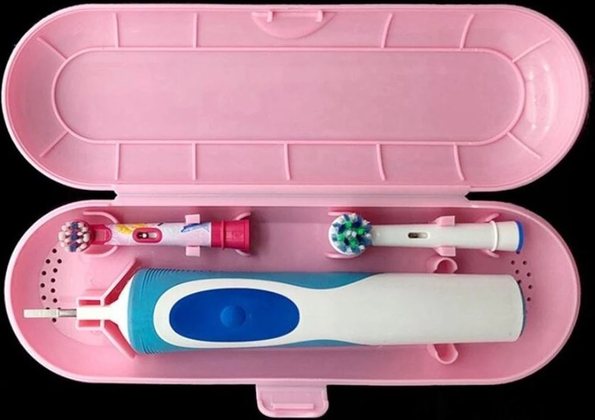 Elektrische Tandenborstel Opbergdoos Universeel - Reis Etui - Bescherm Koker - Roze - 1 Stuks - Afbeelding 6