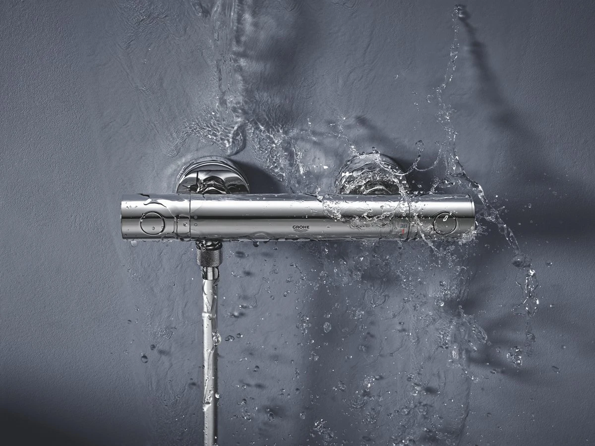 GROHE QuickFix Precision Get Thermostatische Douchekraan - EcoJoy - Met Koppelingen - Chroom - 34773000 - Afbeelding 5
