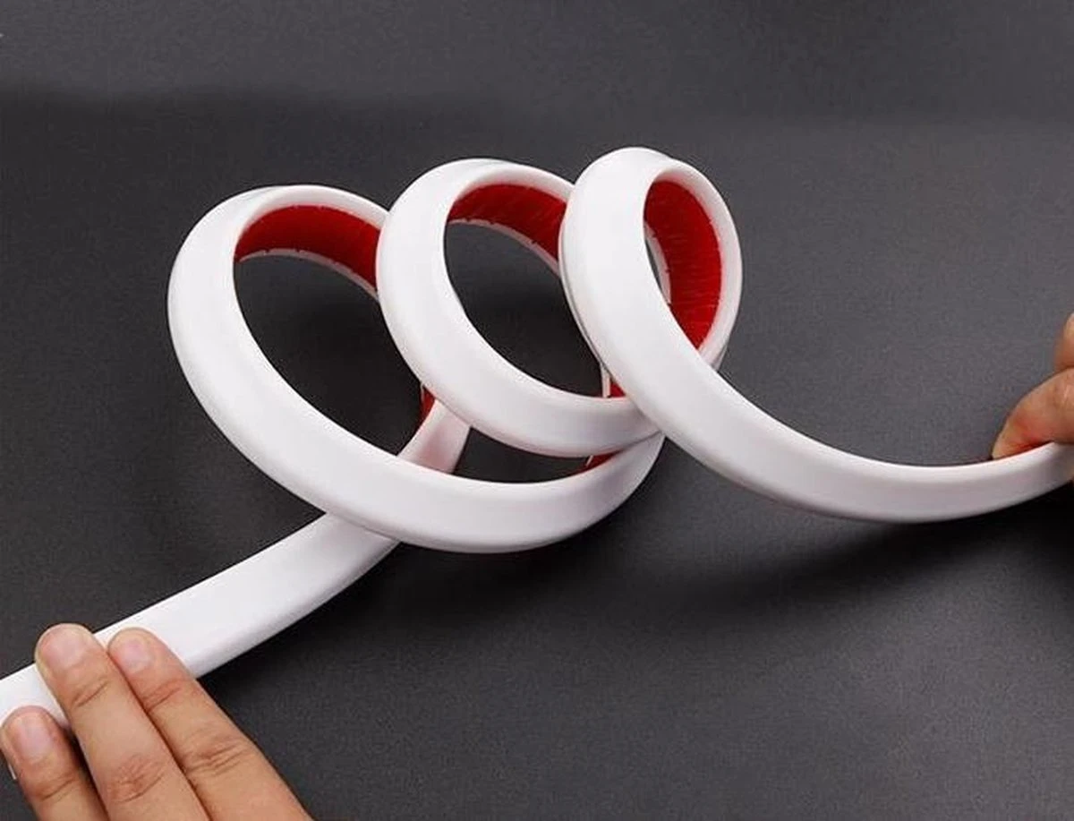 Waterdrempel 'compact' 100 Cm ZWART - Water Stopper - Douche - Bad - Lekkage - Waterkering - Schimmel - Sanitair - - Afbeelding 5