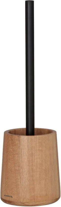 Sealskin Earth - Toiletborstel Met Houder Vrijstaand - Eiken