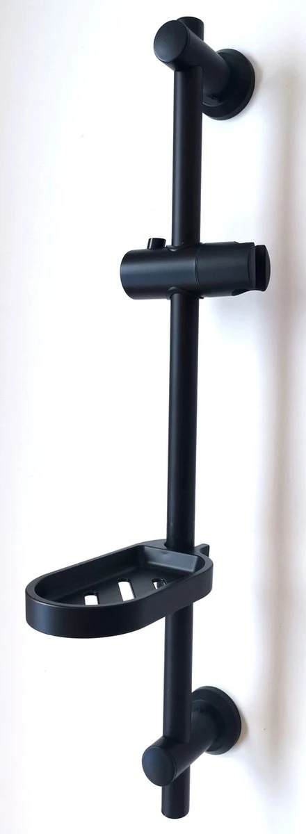 Merkloos Glijstang - Douche Glijstang - Met Zeepschaal En Glijstuk - Papillon Zwart