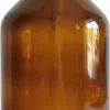 24DOTS Living Zeepdispenser | 500 Ml Bruin Amber Glas | Zeeppompje | Zeeppomp | Met Zwart Pompje