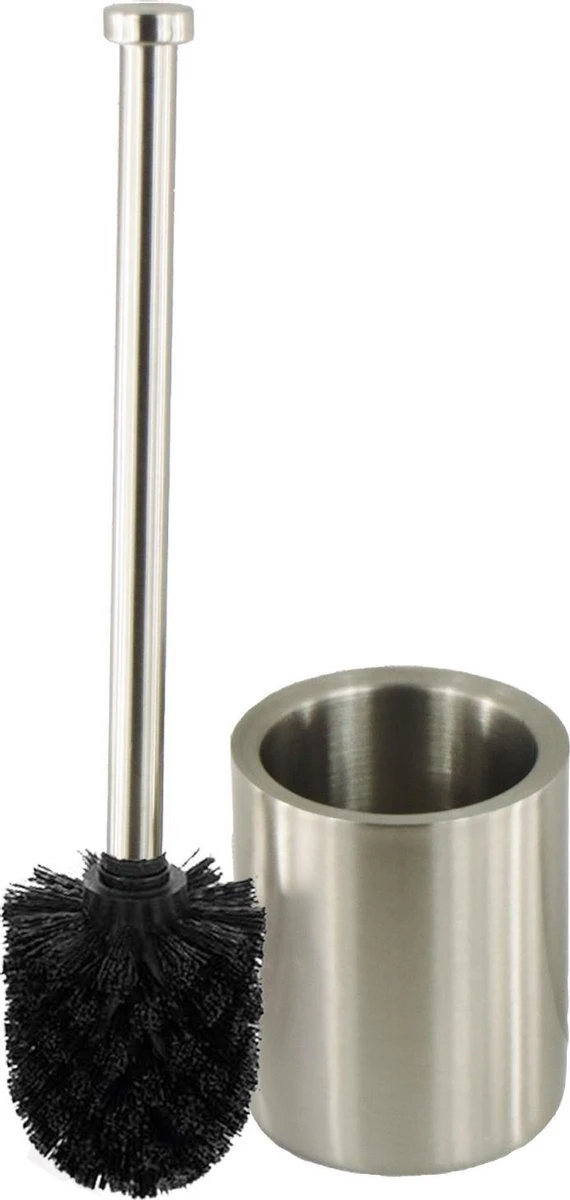 Toiletborstel Met Houder Vrijstaand - Toiletborstelhouder - RVS - Able & Borret