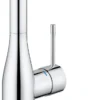 GROHE Essence New Wastafelkraan - Met EcoJoy® - Draaibare Uitloop - Zonder Waste - Chroom - 23541001