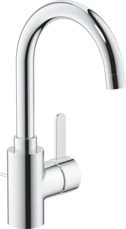 GROHE Eurosmart Cosmopolitan Wastafelkraan - Hoge C-uitloop - Met Trekwaste - Chroom - 32830001