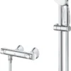 GROHE Precision Flow Thermostatische Douchekraan Met Douchegarnituur - EcoJoy® - 15cm - 34841000