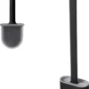 Luxe WC Borstel Met Houder - Flexibele WC Borstel Van Siliconen - Inclusief Montagesysteem - Staand Of Hangend - Toiletborstel