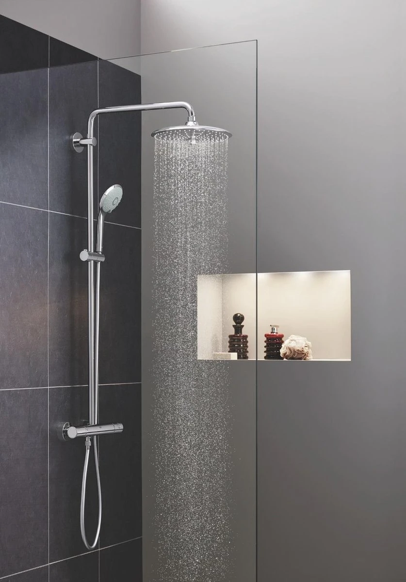 GROHE Euphoria 260 Regendouche - ø 26cm - Met Thermostaatkraan - Chroom - Afbeelding 13