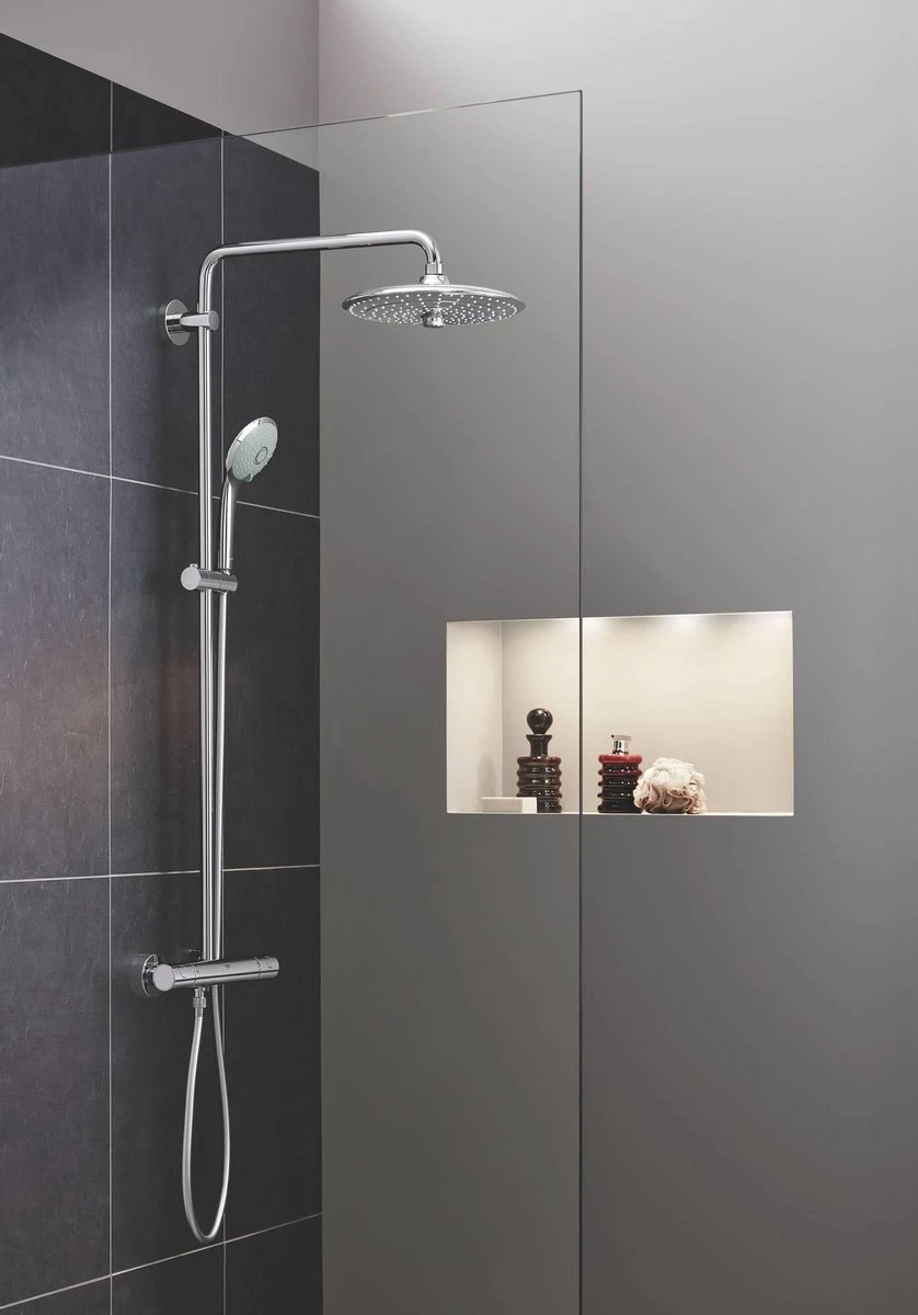 GROHE Euphoria 260 Regendouche - ø 26cm - Met Thermostaatkraan - Chroom - Afbeelding 7