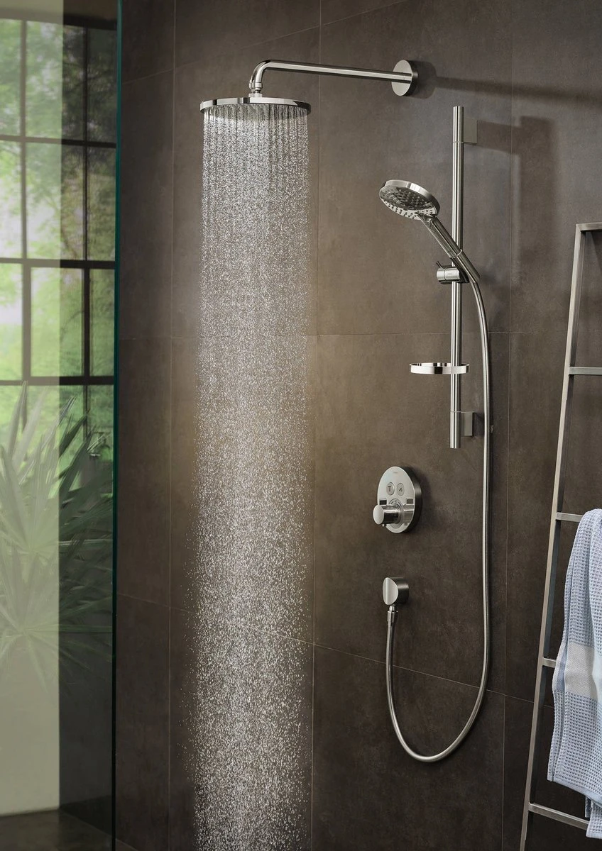 Hansgrohe Raindance Select S Doucheset 120 3jet PowderRain Met Unica'S Puro Glijstang 65 Cm Chroom - Afbeelding 14